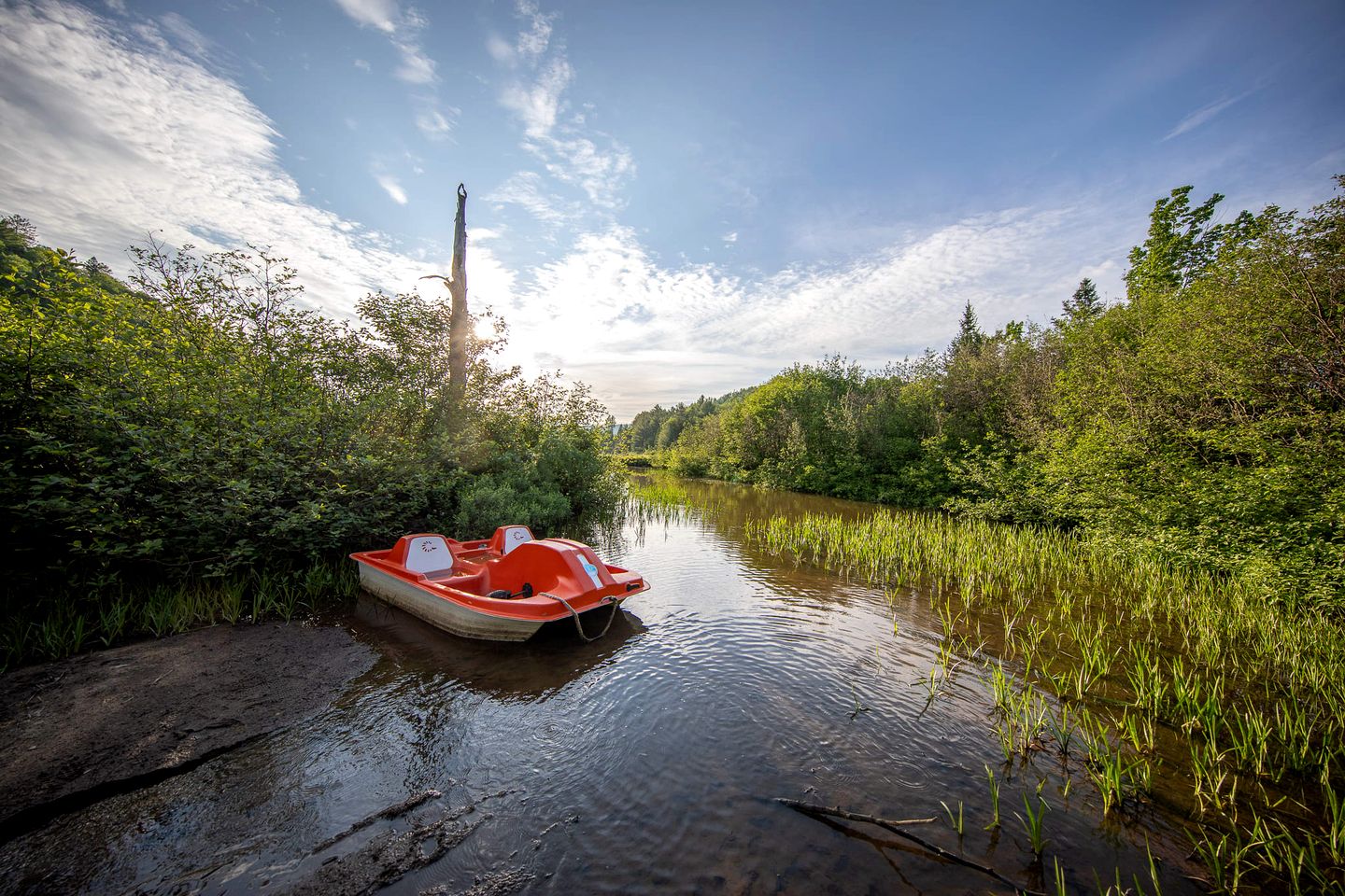 Breathtaking Villa with Fully Equipped Outdoor Area, Sauna and Pool Table in Saint Come, Quebec