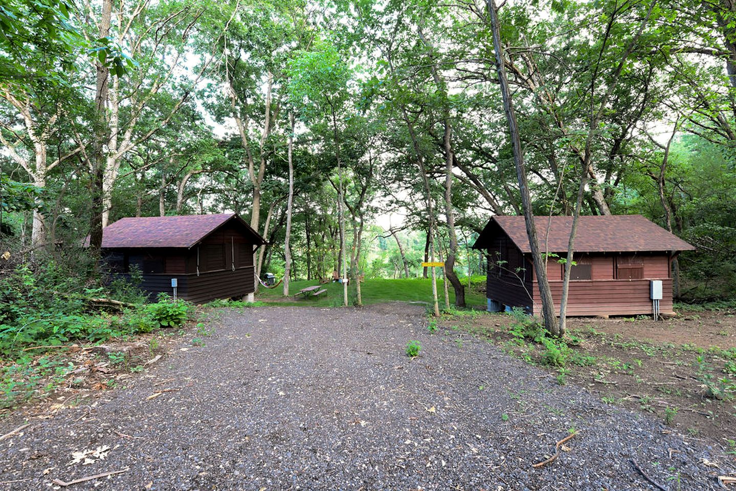 Two Incredible Antique Scout Cabins Surrounded by Nature for a Unique Outdoor Experience in Troy, Wisconsin