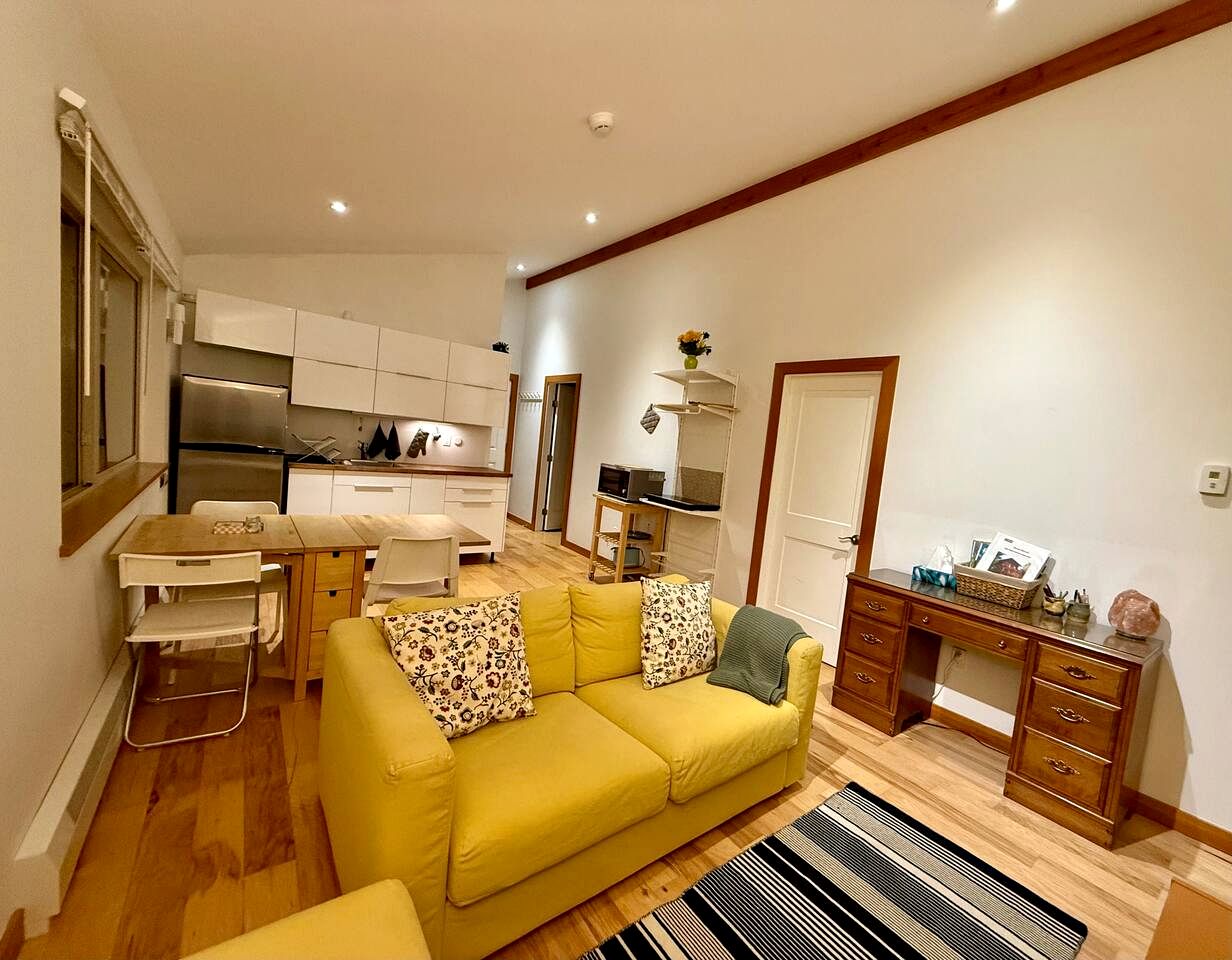 Upscale Mountain View Suite with Private Cedar Deck & Skylights Near the Ocean | Sunshine Coast Regional District, BC