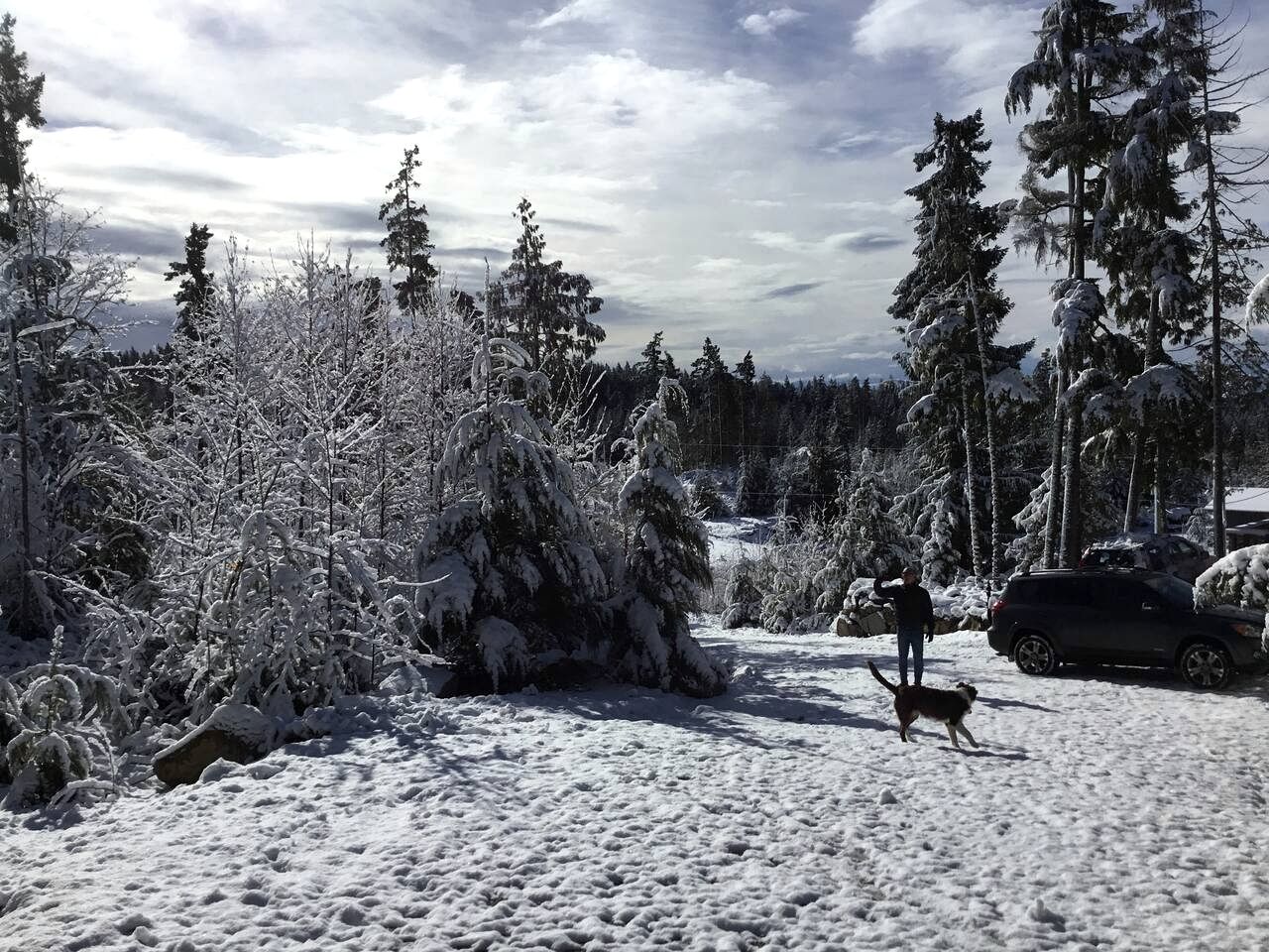 Upscale Mountain View Suite with Private Cedar Deck & Skylights Near the Ocean | Sunshine Coast Regional District, BC