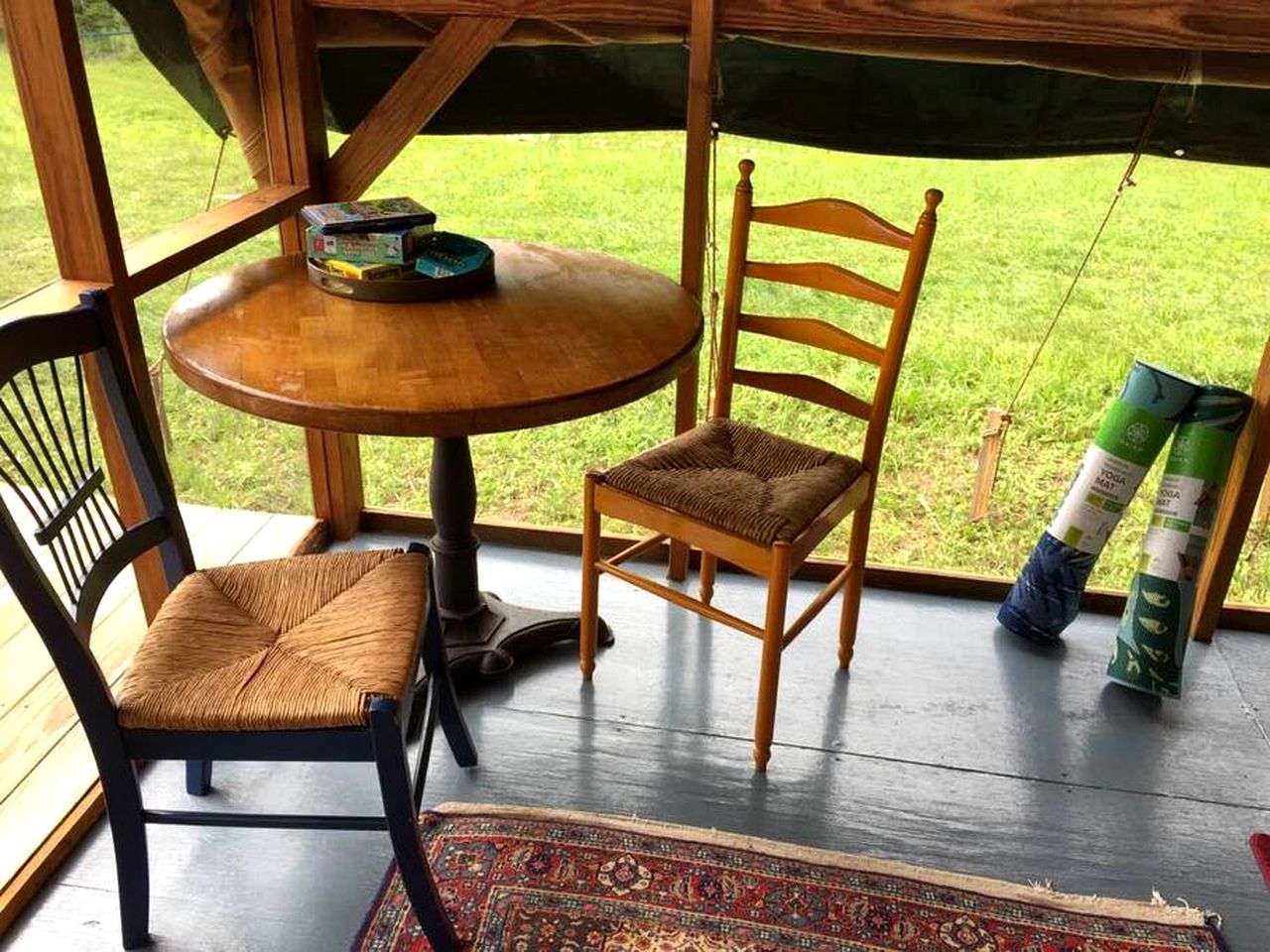 Bright and Airy Tented Cabin Rental on a Working Farm near Manchester, Vermont