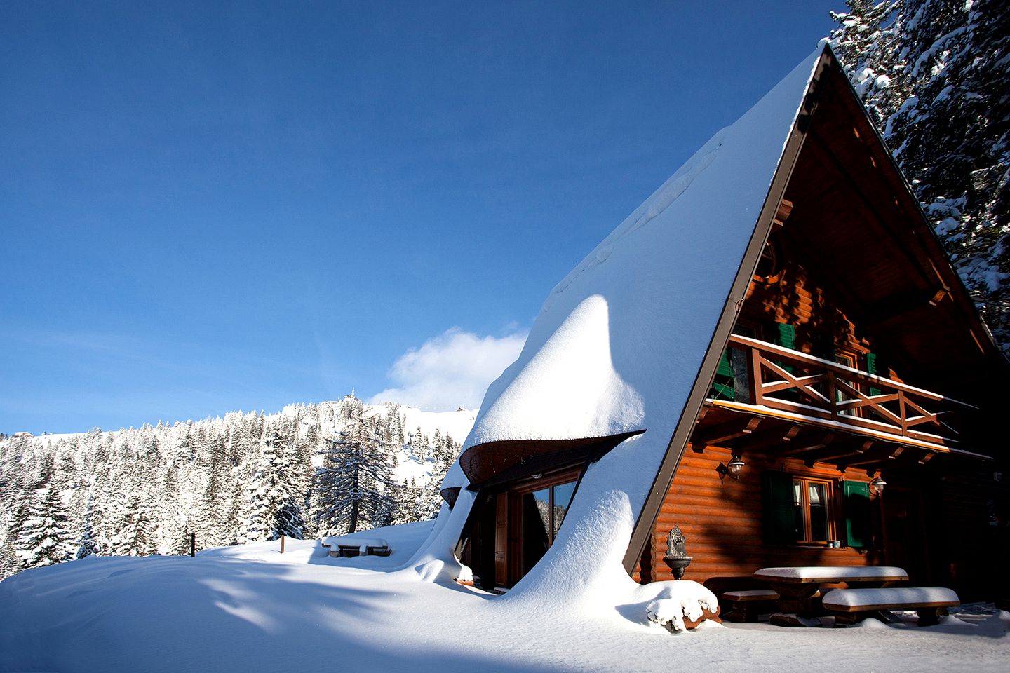 Log Cabin with Views of Mount Triglav in Cerklje na Gorenjskem, Slovenia