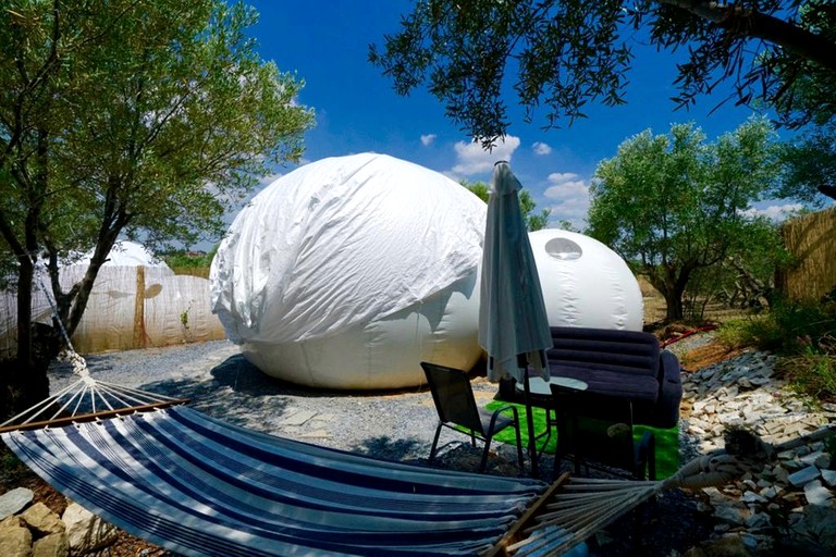 Tents (Nea Moudania, Central Macedonia, Greece)