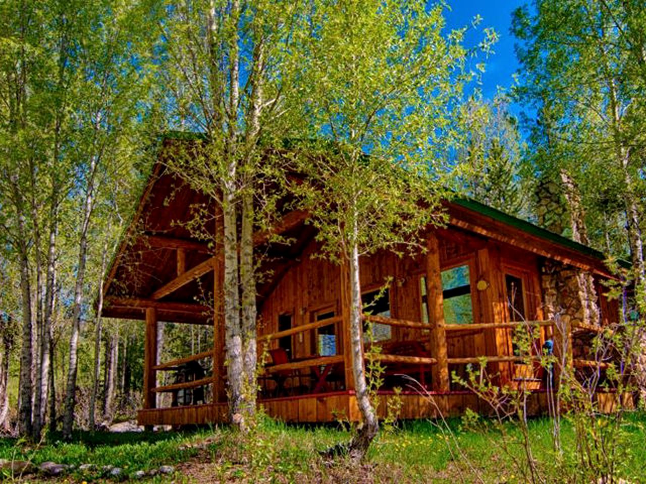 Camping Cabin near Jackson Hole Mountain Resort, Wyoming