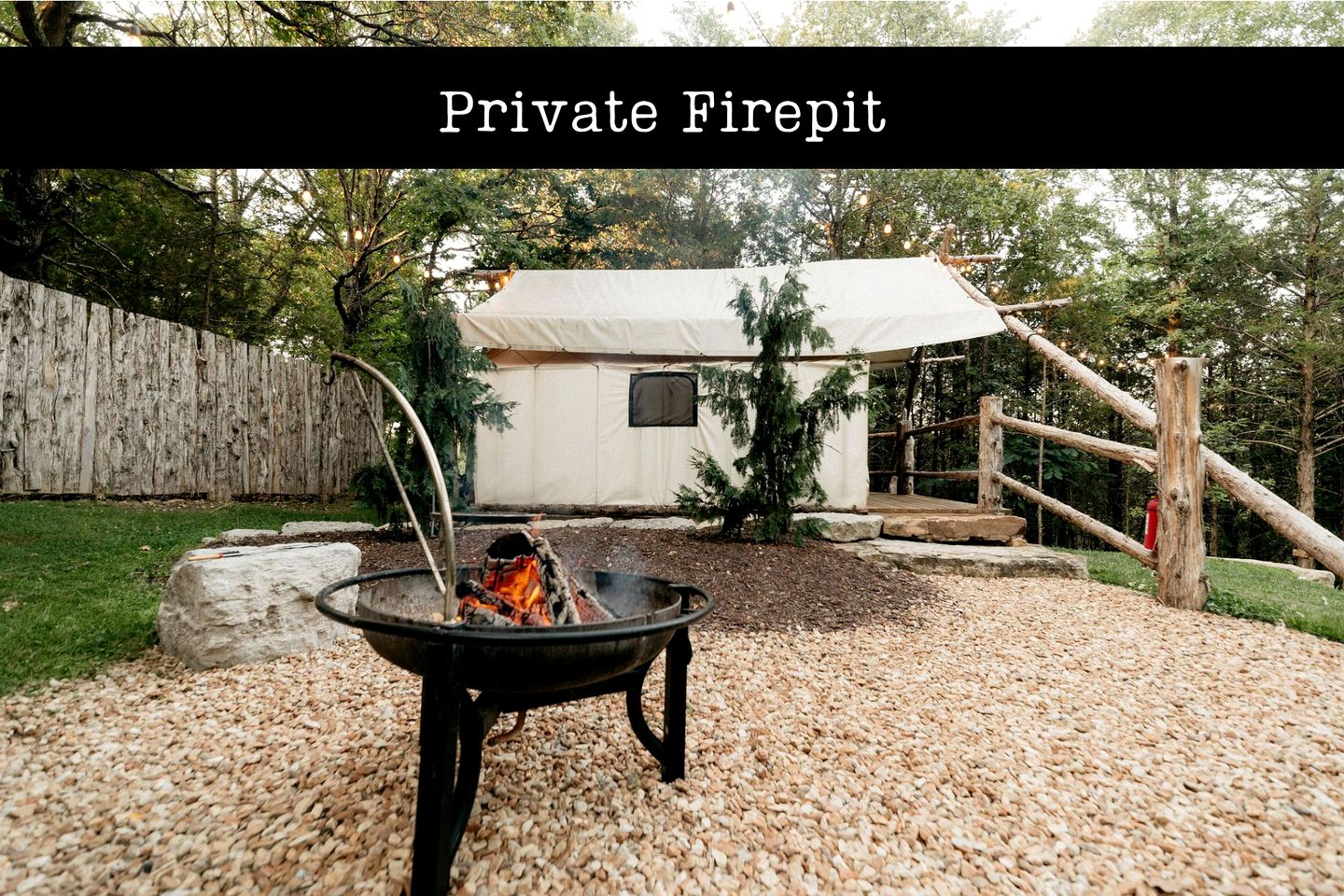 Build Amazing New Memories at this Lovely Safari Tent in Branson, Missouri