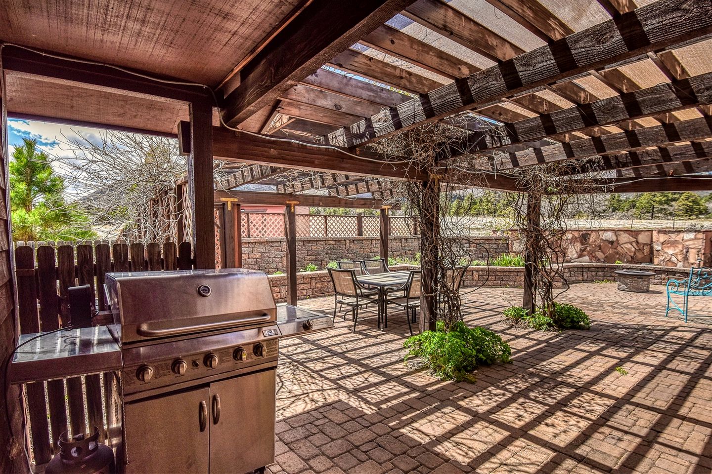Unique Vacation Rental with Panoramic Mountain Views and Fantastic Backyard Patio in Flagstaff, Arizona