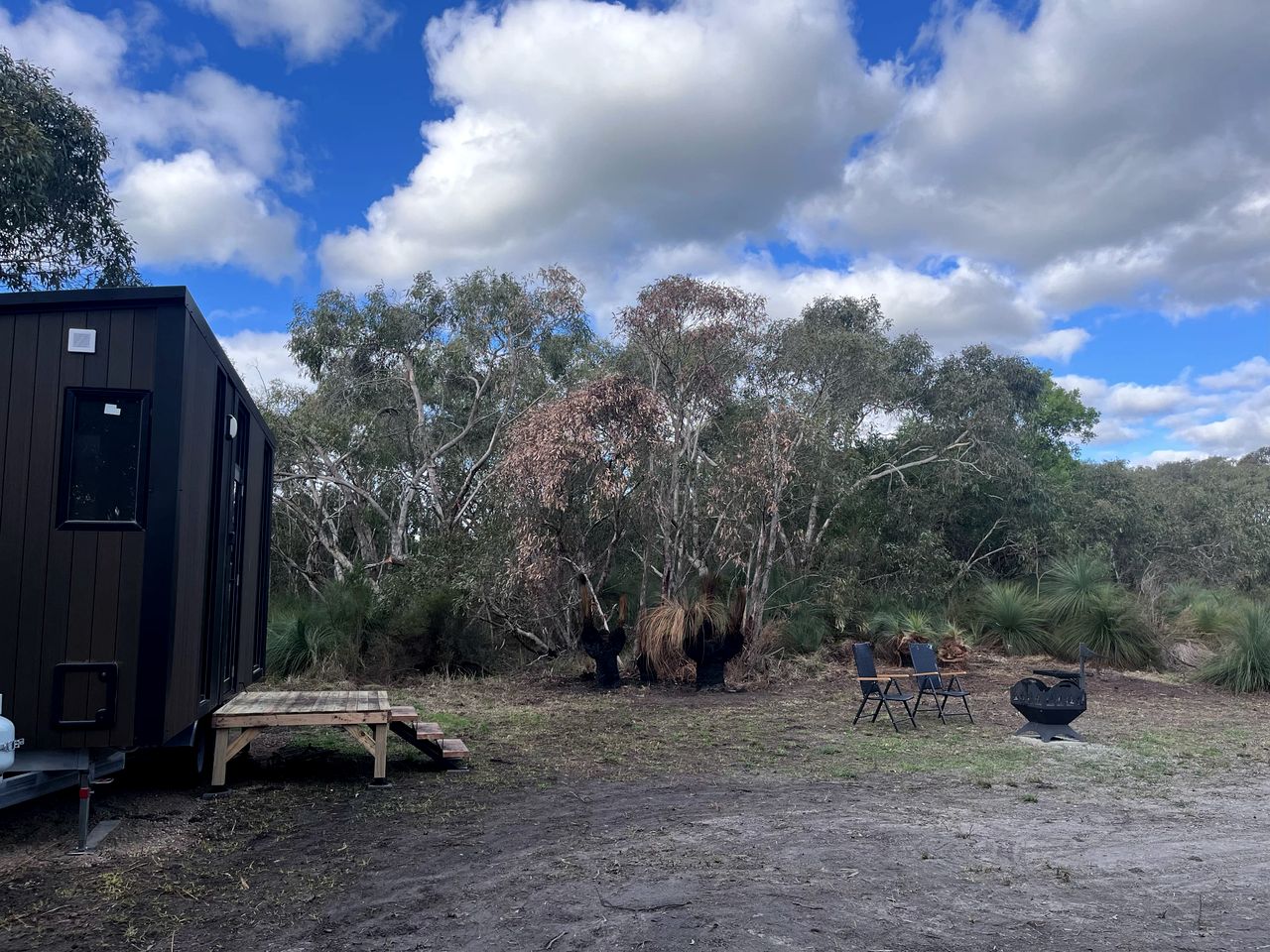 Coastal Tiny House with Fire Pit Perfect for Outdoor Adventures in Victoria