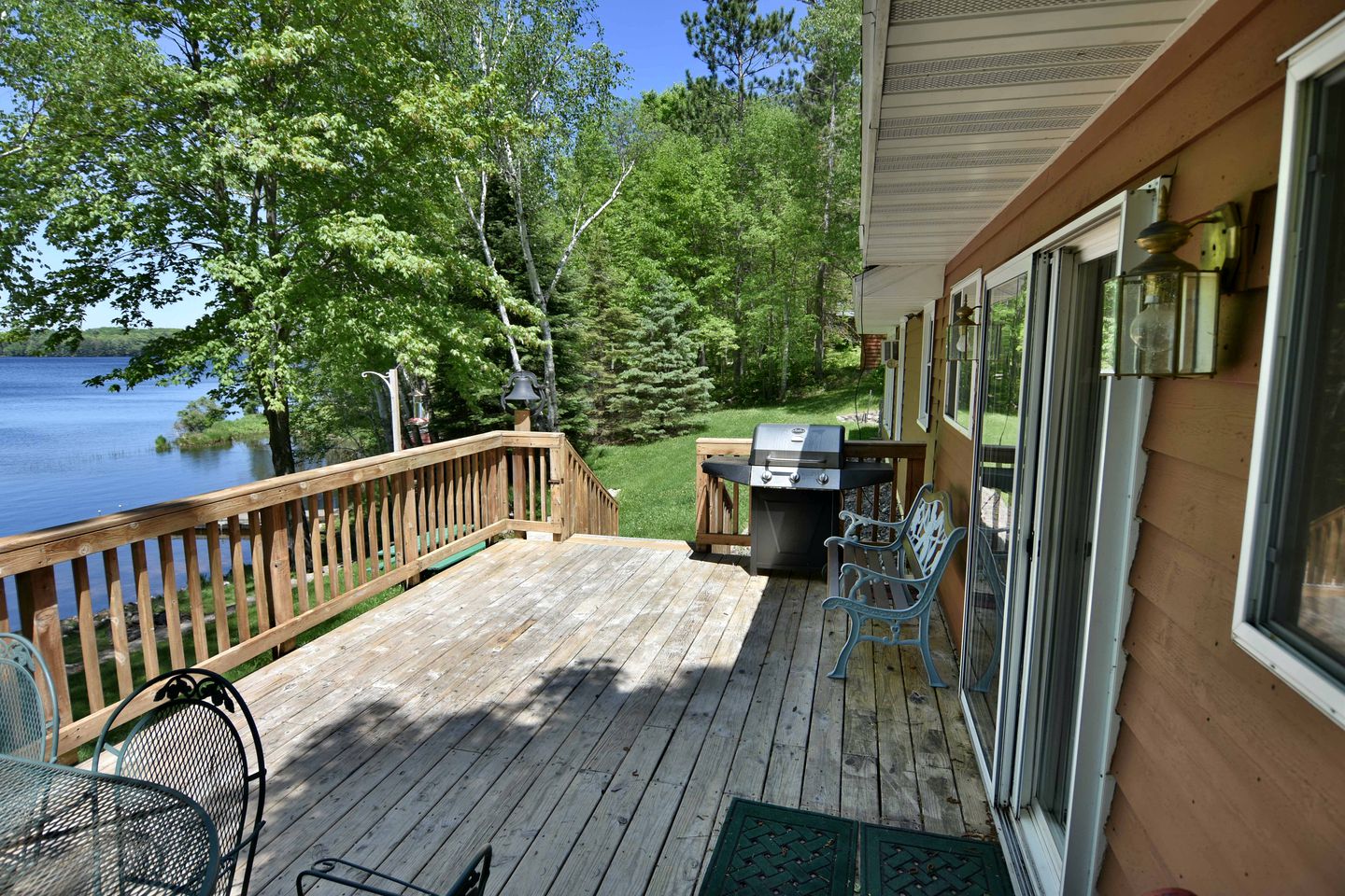 Idyllic Pet-Friendly Waterfront Cabin with Private Boat Dock on Teale Lake in Hayward, Wisconsin