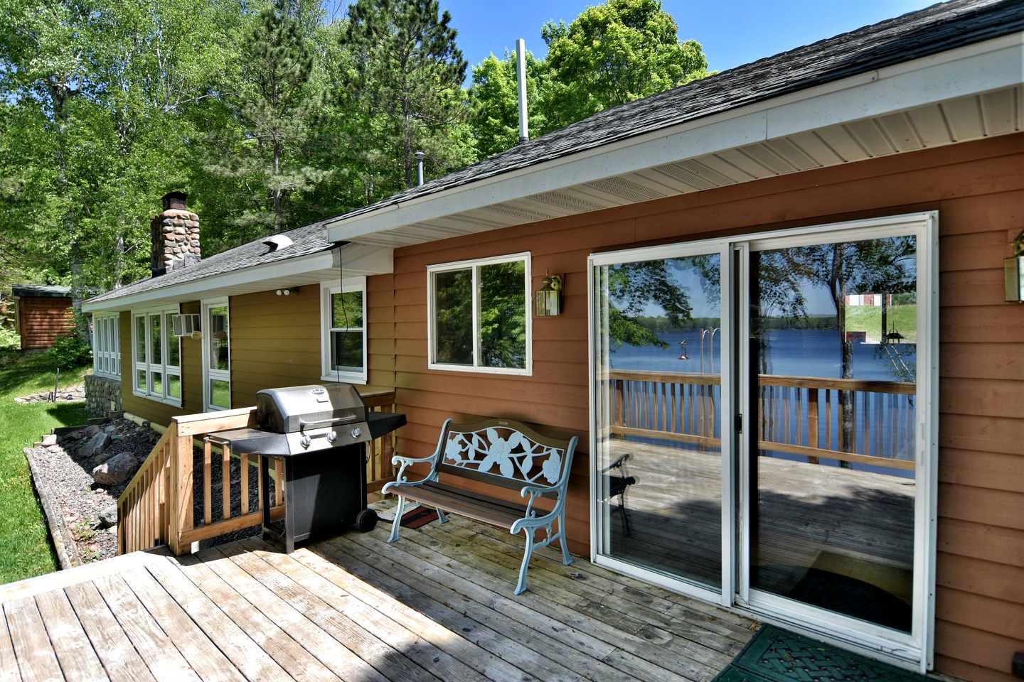 Idyllic Pet-Friendly Waterfront Cabin with Private Boat Dock on Teale Lake in Hayward, Wisconsin