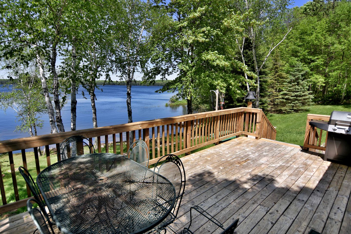 Idyllic Pet-Friendly Waterfront Cabin with Private Boat Dock on Teale Lake in Hayward, Wisconsin