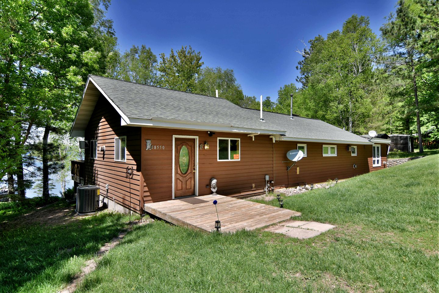 Idyllic Pet-Friendly Waterfront Cabin with Private Boat Dock on Teale Lake in Hayward, Wisconsin