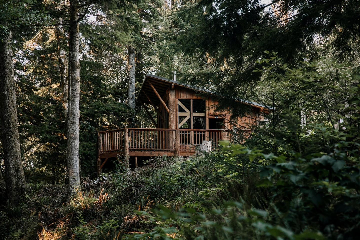 Wheelchair Accessible Log Cabin near Lake Crescent in Forks, Washington, Perfect for a Weekend of Relaxation