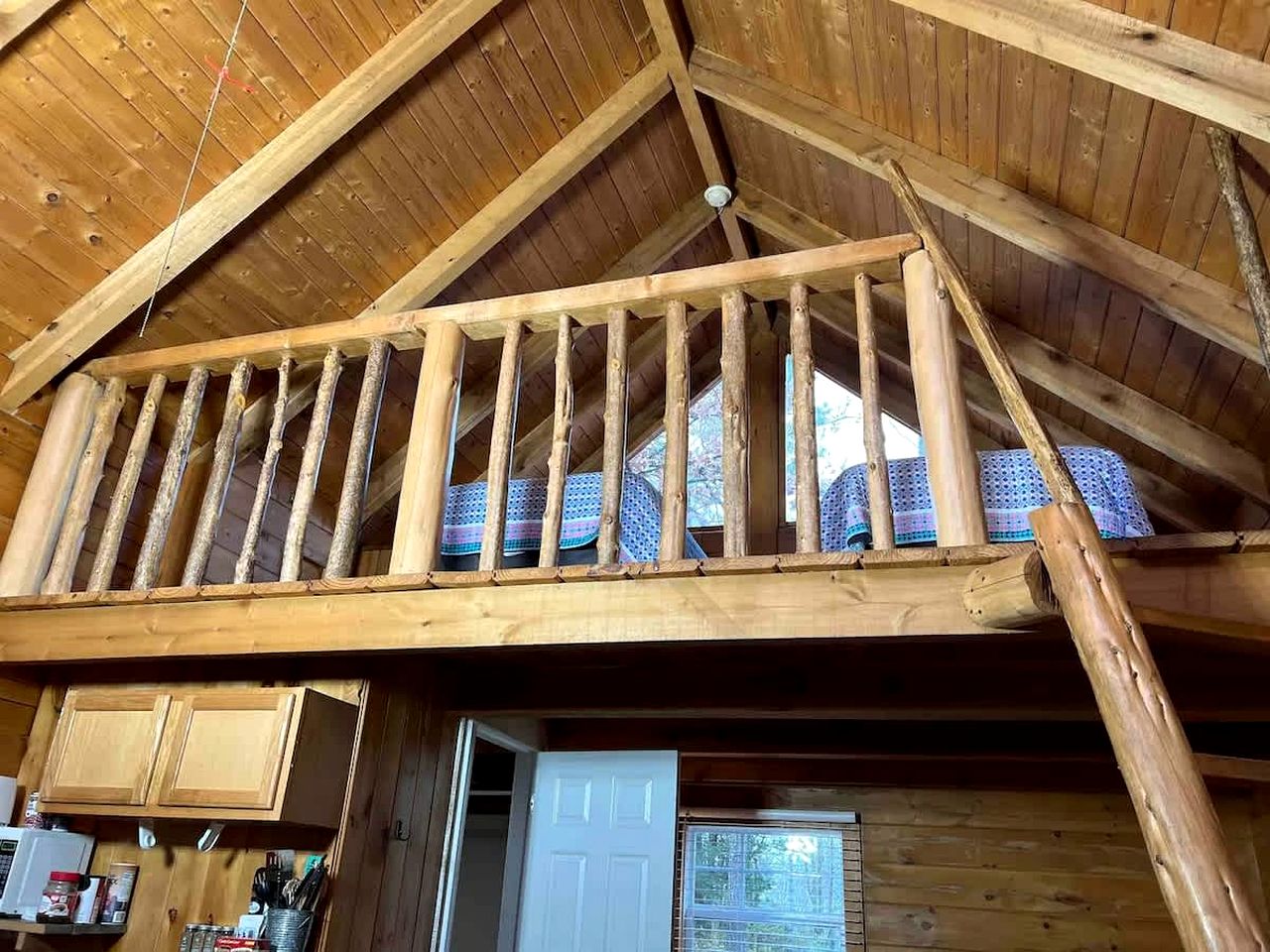Pet Friendly Log Cabin with Firepit near Green River Lake in Columbia, Kentucky
