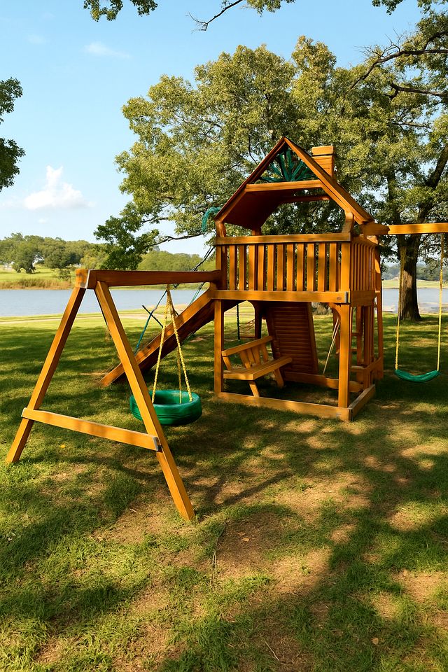 Modern Rustic Cabin Retreat with Panoramic Lake Views in Madill, Oklahoma