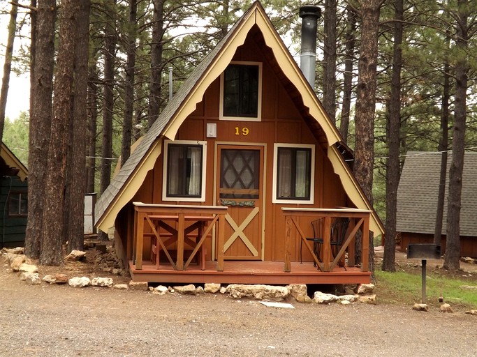 Remodeled A-Frame Cabin Perfect for a Romantic Escape in Arizona