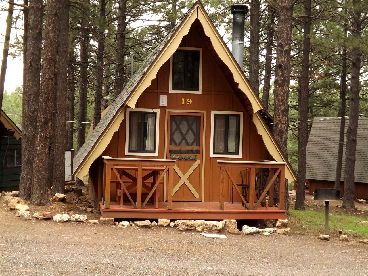 Remodeled A-Frame Cabin Perfect for a Romantic Escape in Arizona