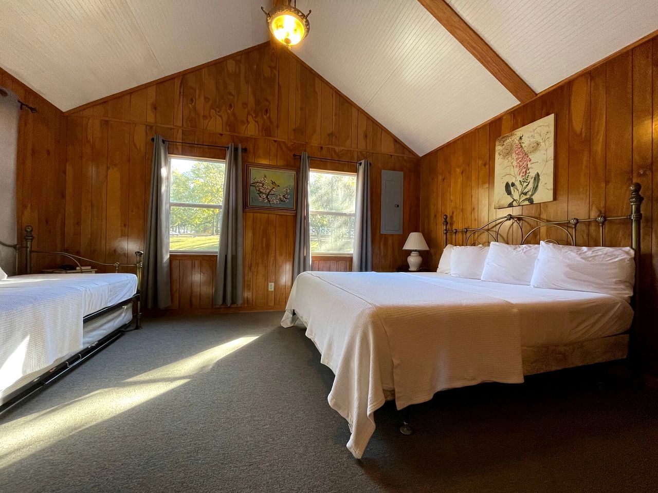 Charming Waterfront Cabin with Private Stocked Pond near Zwolle, Louisiana