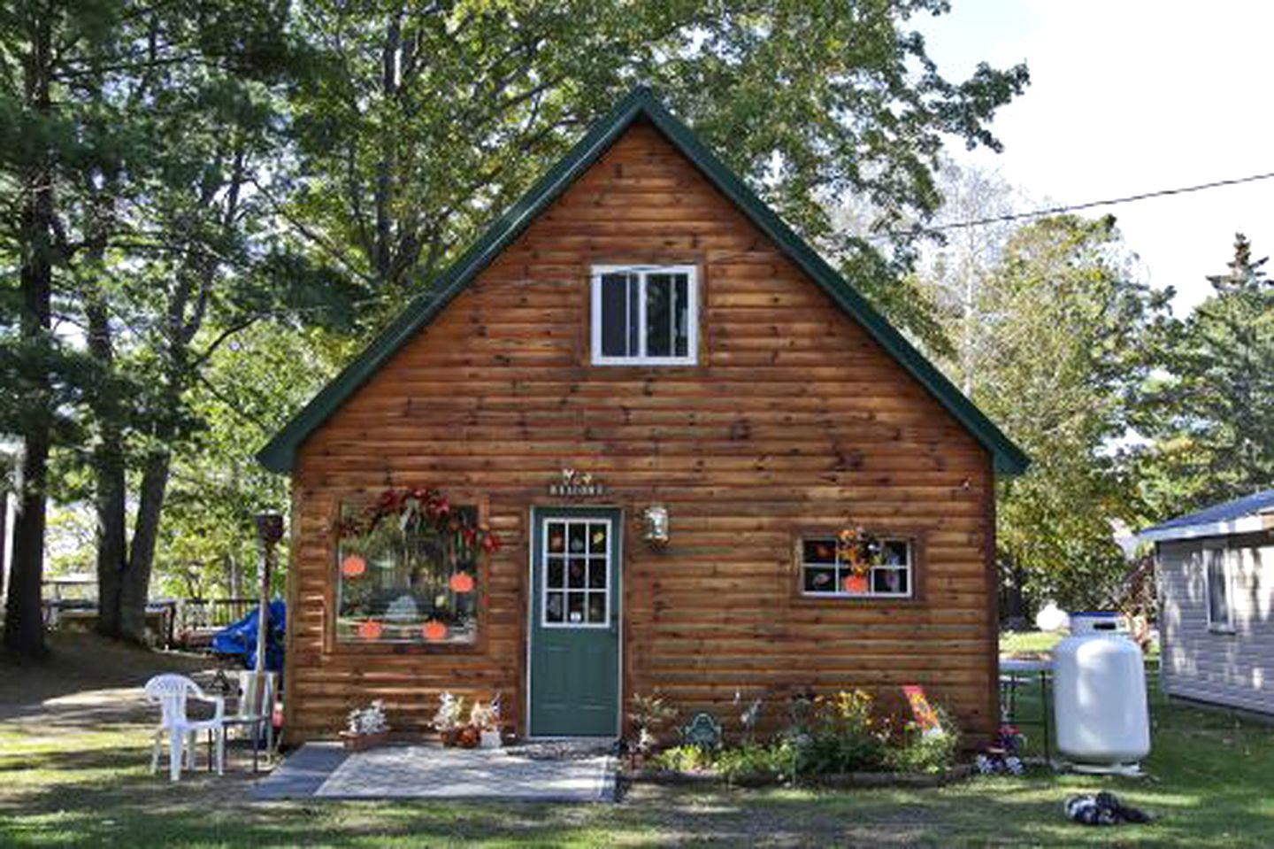 Stunning Cabin with Lake Access and Barbecue in Carp Lake, Michigan