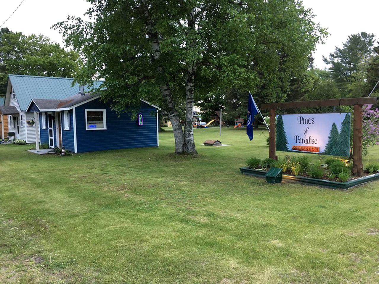 Stunning Cabin with Lake Access and Barbecue in Carp Lake, Michigan