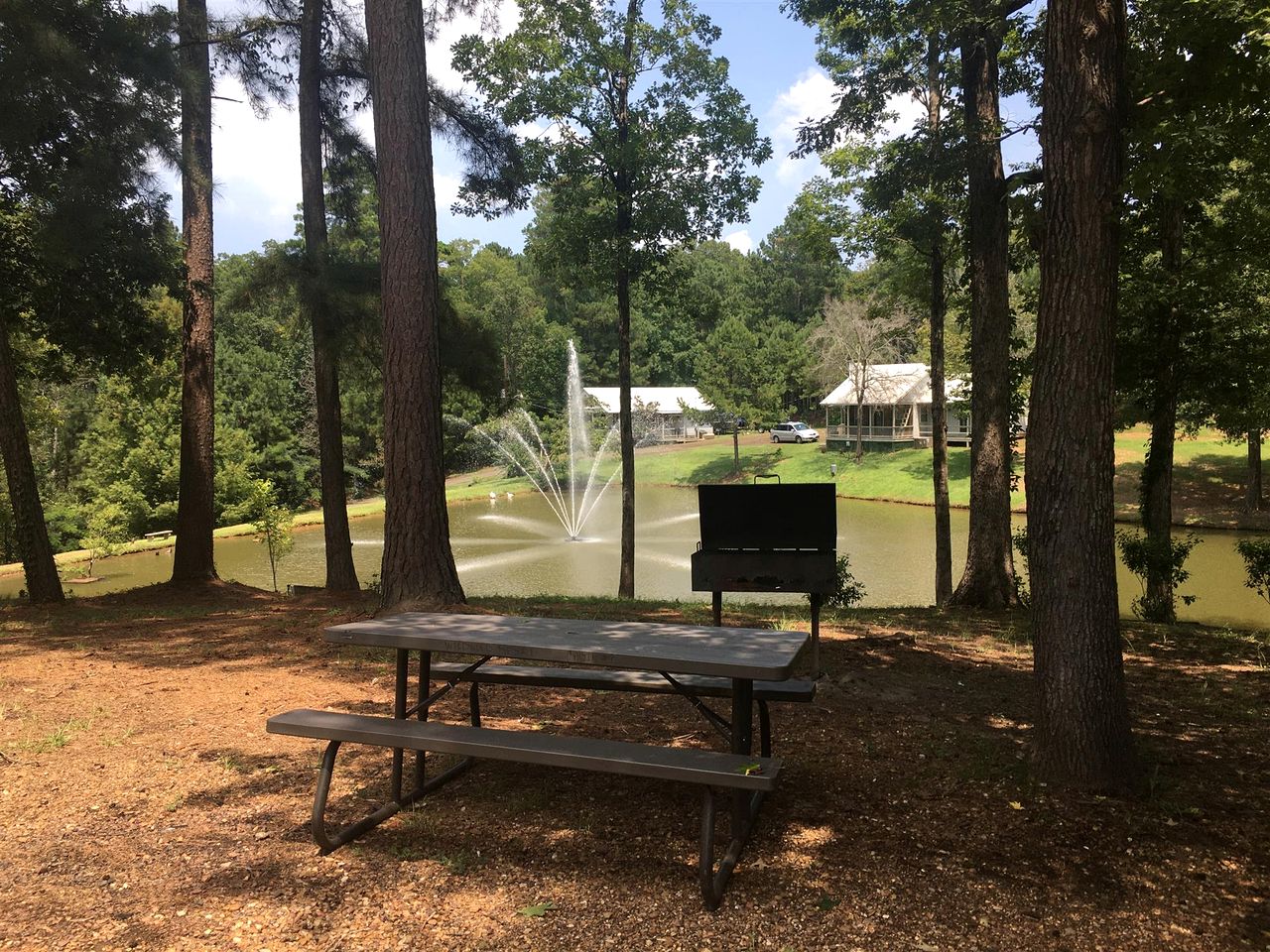 Spacious Waterfront Cabin with Stocked Pond Views & Resort Amenities near Zwolle, Louisiana