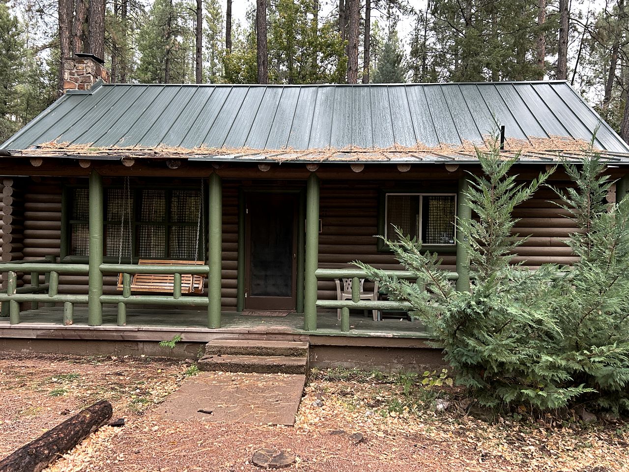 Pet Friendly Log Cabin Nestled under the Forested High Country of the Mongollon Rim in Central Arizona