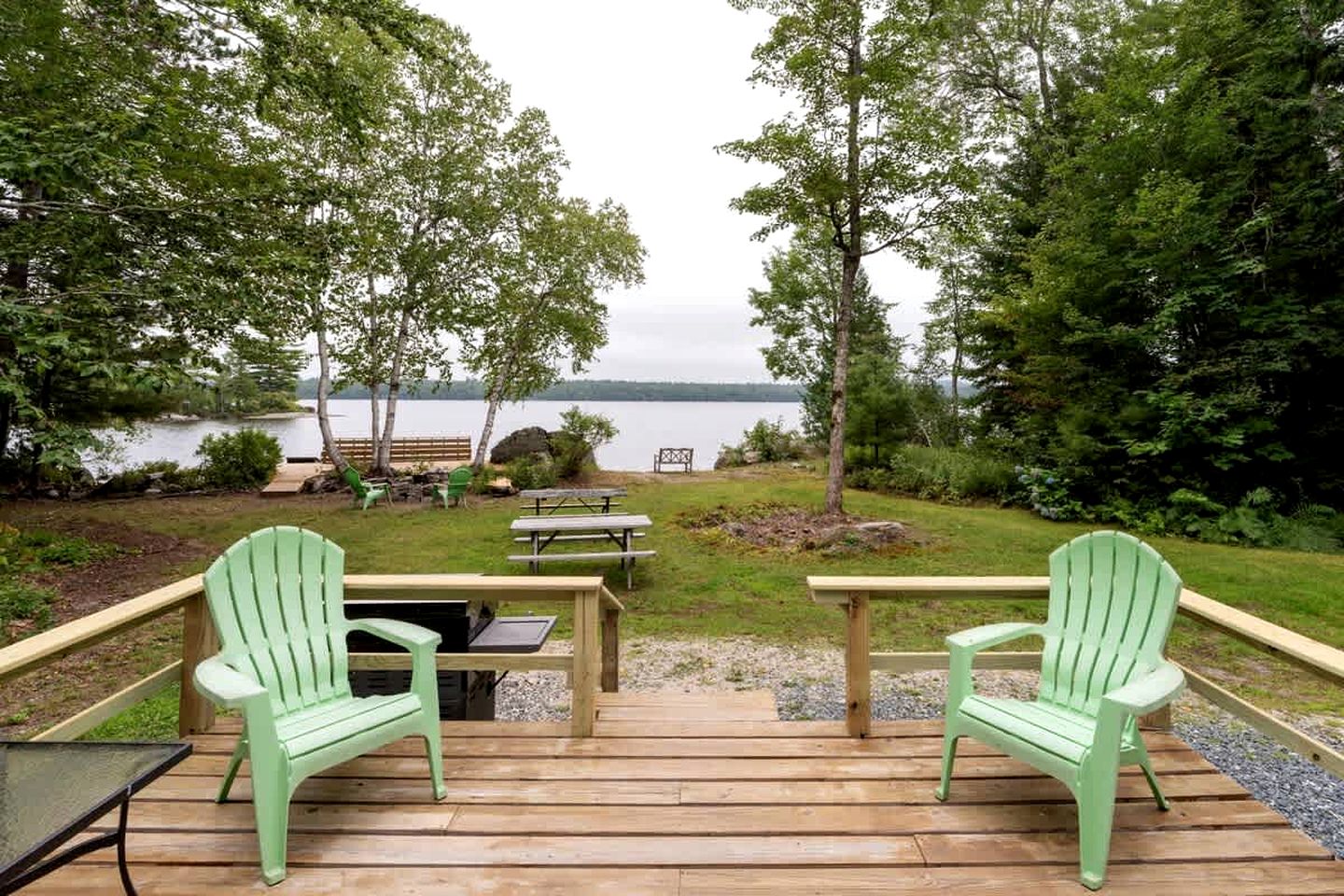 Incredible Cabin and Cozy Bell Tent by the Lake for a Unique Family Glamping Experience in Eastbrook, Maine