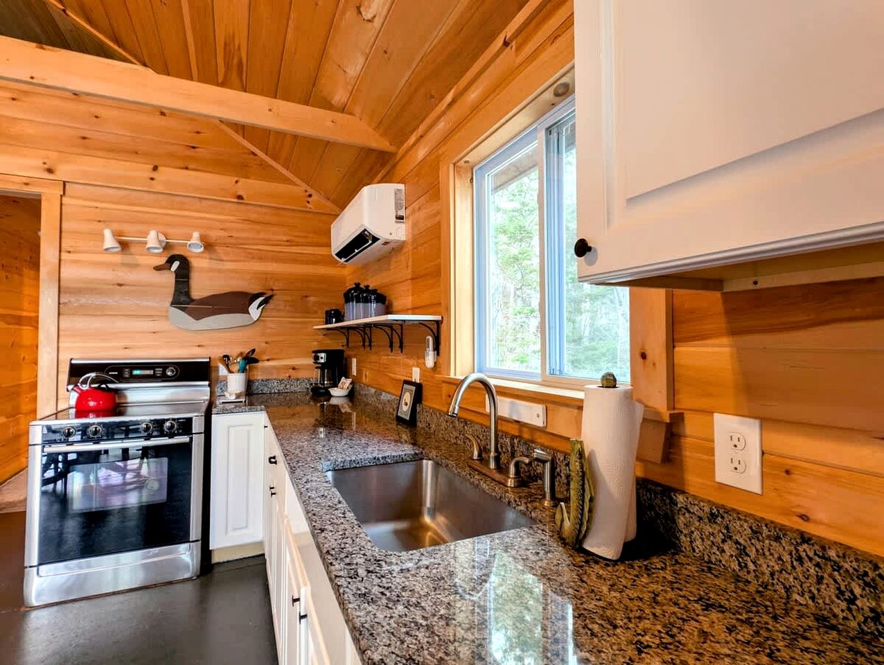 Incredible Cabin and Cozy Bell Tent by the Lake for a Unique Family Glamping Experience in Eastbrook, Maine