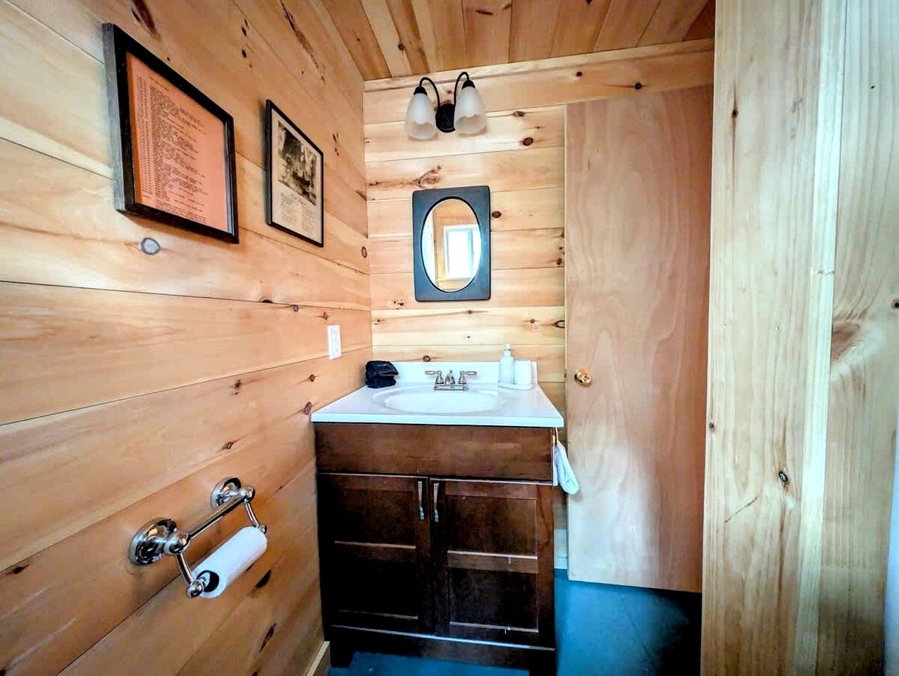 Incredible Cabin and Cozy Bell Tent by the Lake for a Unique Family Glamping Experience in Eastbrook, Maine