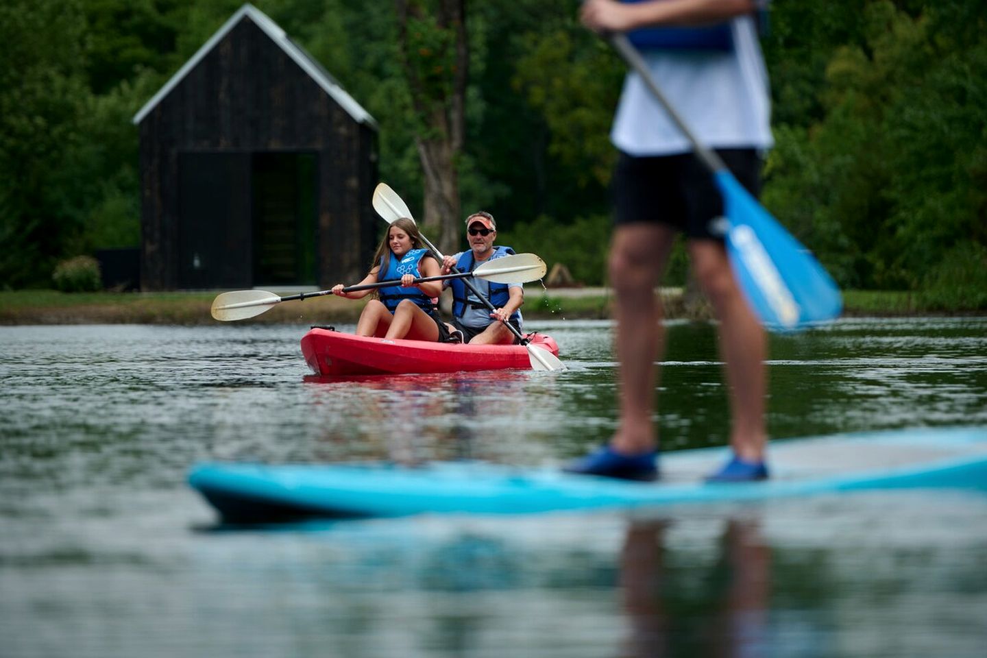 Stylish Quarry Cabin with Skylights, Paddle Boarding & Biking in Humboldt, Kansas