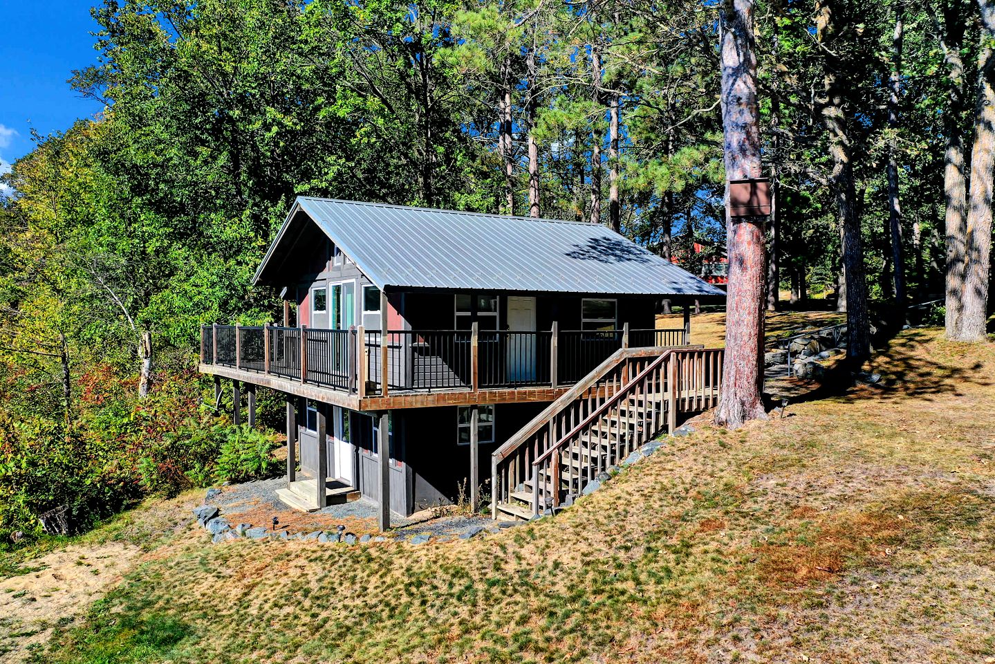 Stunning Cabin Getaway Surrounded by Towering Pine Trees in Walker, Minnesota