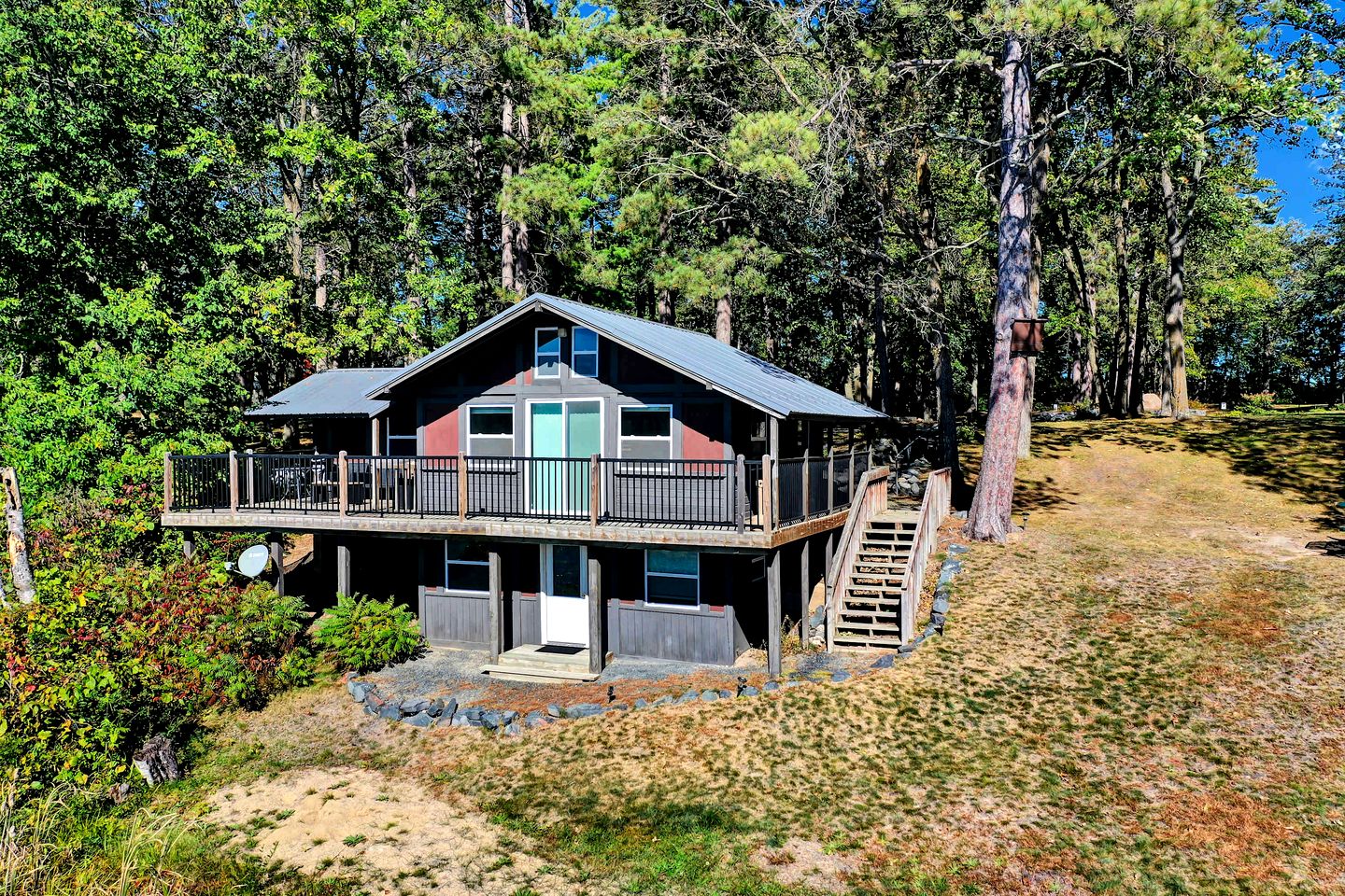 Stunning Cabin Getaway Surrounded by Towering Pine Trees in Walker, Minnesota