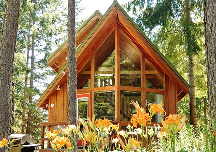 Cabins (United States of America, Trout Lake, Washington)