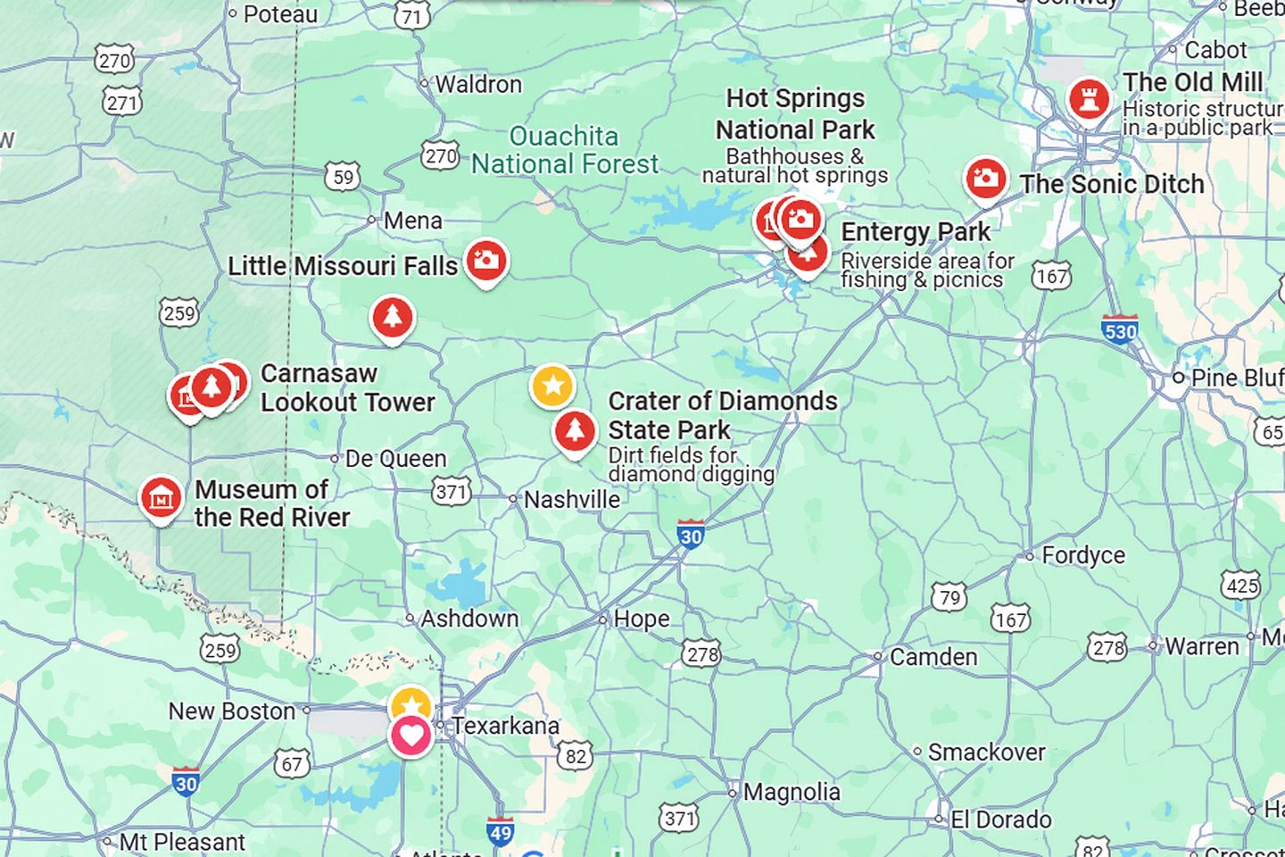 Lovely Cabin Accommodation for a Getaway near Lake Greeson in Murfreesboro, Arkansas