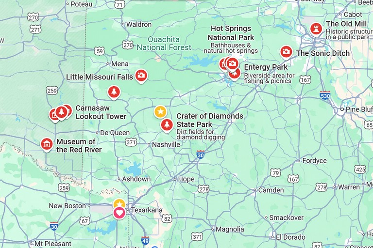 Cabins (United States of America, Murfreesboro, Arkansas)