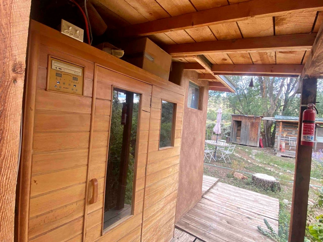 Rural Log Cabin Rental for Couples near Taos Ski Valley