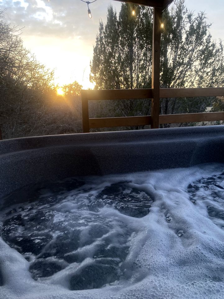 Vacation Cabin Rental with a Private Hot Tub near Fort Worth, Texas