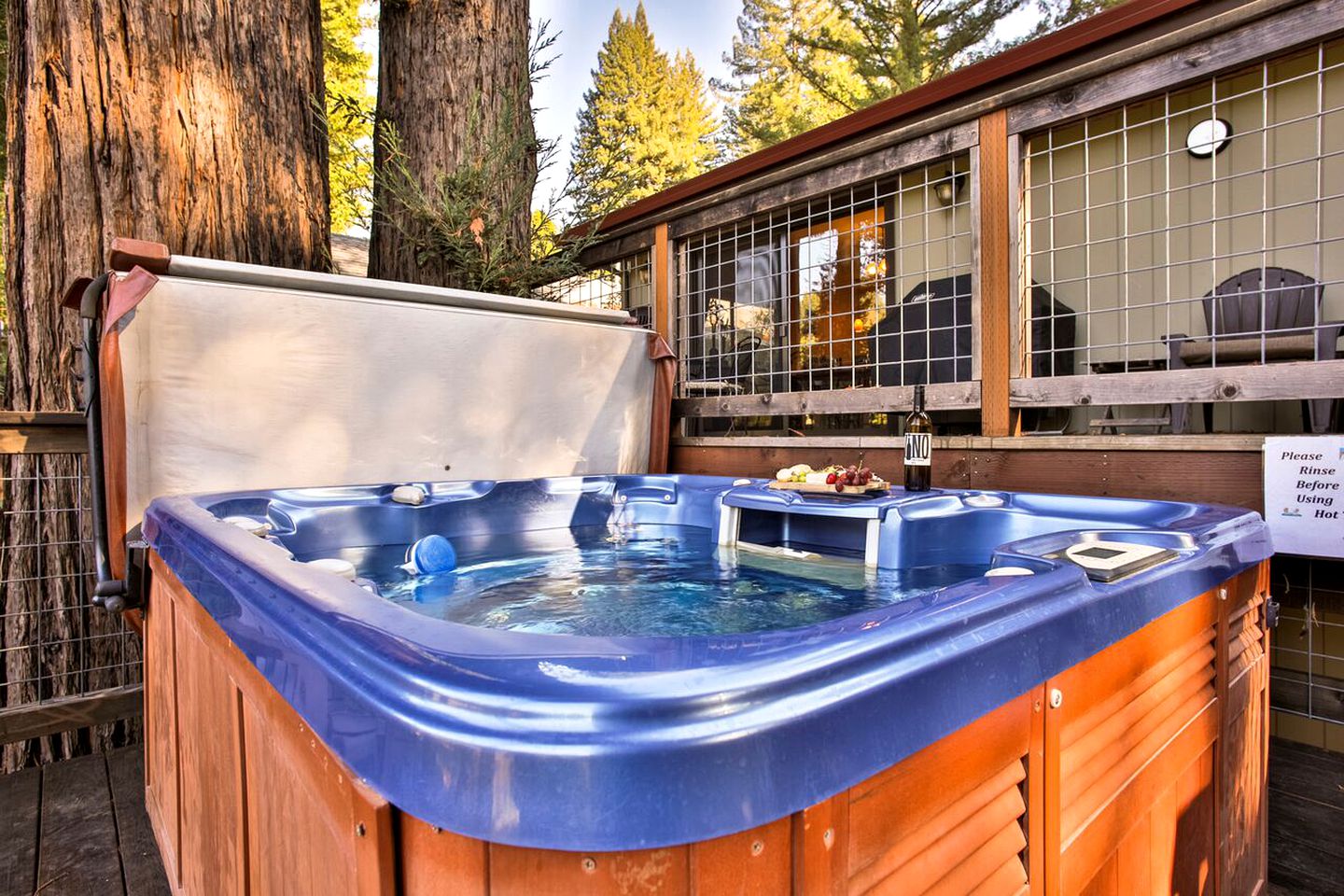 Pet-Friendly Cabin Rental with Hot Tub and Private Dock for Glamping in Northern California