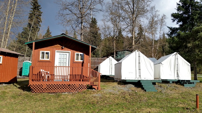 Cabins (United States of America, Cooper Landing, Alaska)