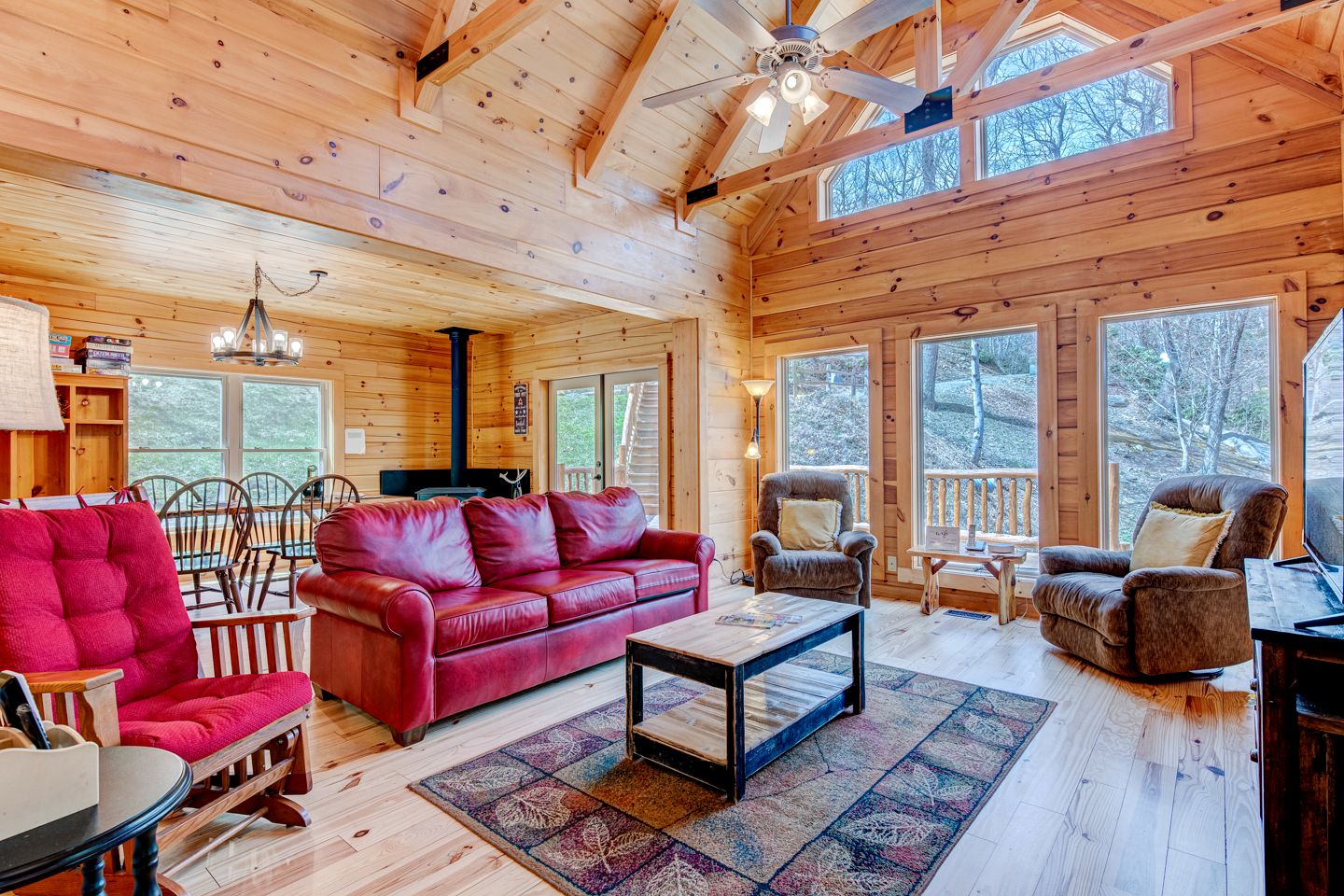 Secluded Creekside Cabin Rental near Mt. Mitchell in Western North Carolina