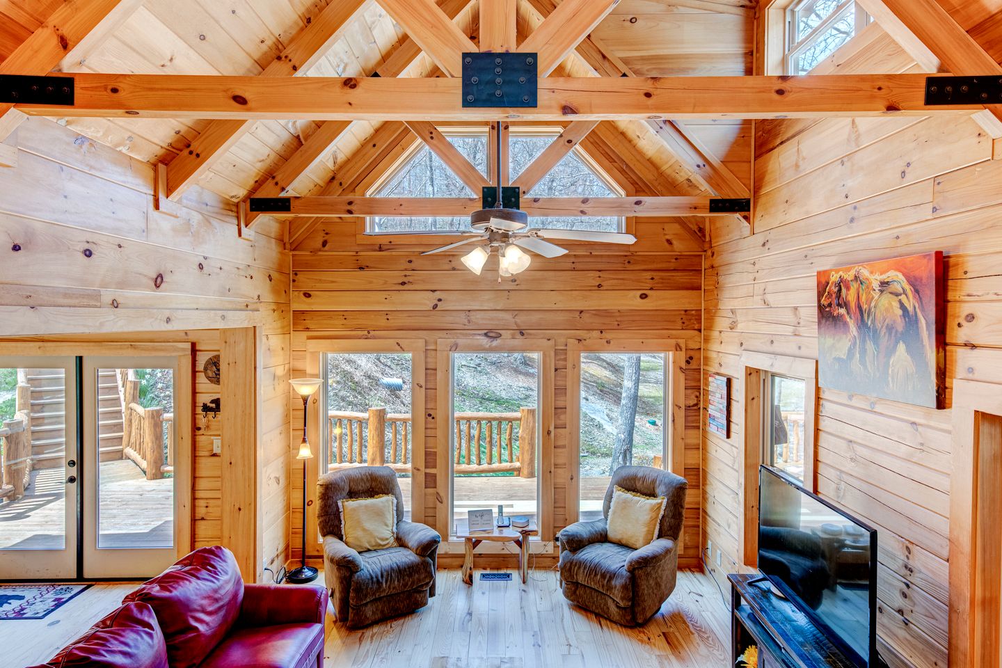 Secluded Creekside Cabin Rental near Mt. Mitchell in Western North Carolina