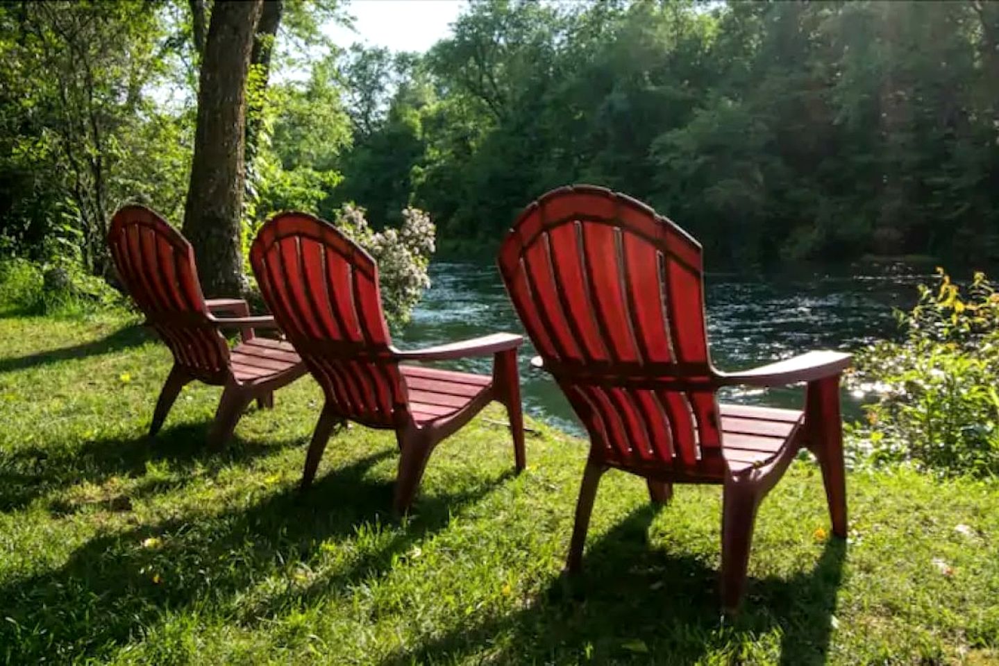 Romantic Riverfront Cabin with Pool Access in Blue Ridge, Georgia
