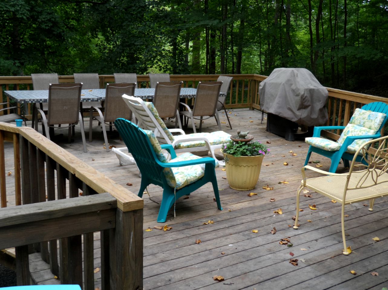 Woodland Cabin Rental with Expansive Deck near Columbus, Ohio