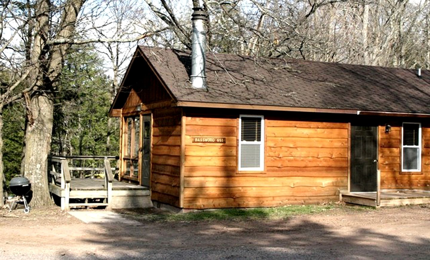 Cabins Spread Out Along Shores of Lake Namakagon, Wisconsin