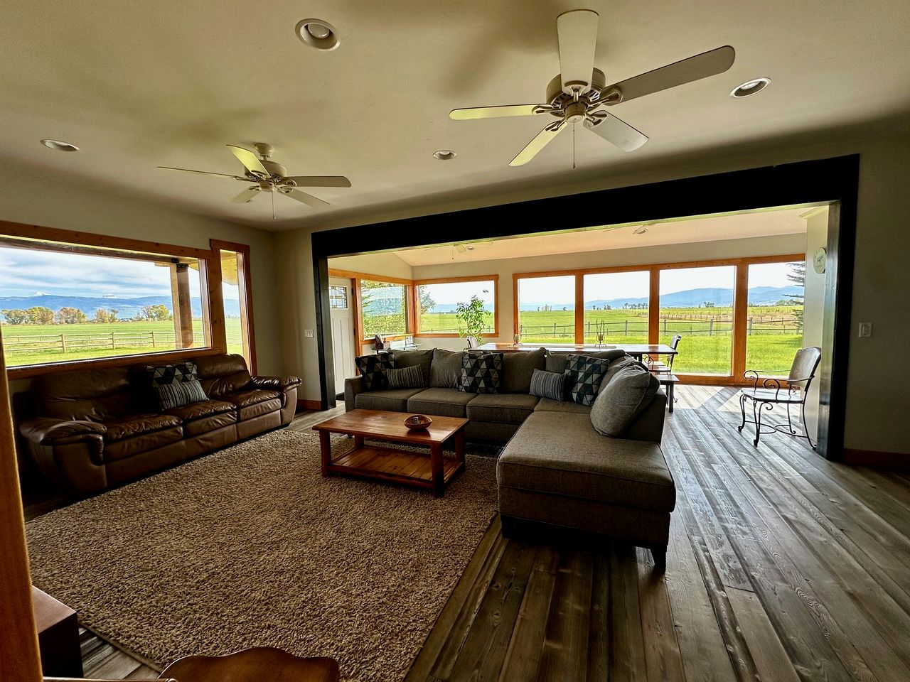 Spacious Farmhouse Estate with Mountain Views & Dual Kitchens near Skiing and Trails in Tetonia, Idaho