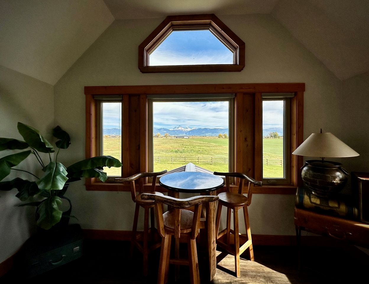 Beautiful Unit in a Scenic Farmhouse Retreat with Panoramic Views near Skiing & Trails in Tetonia, Idaho