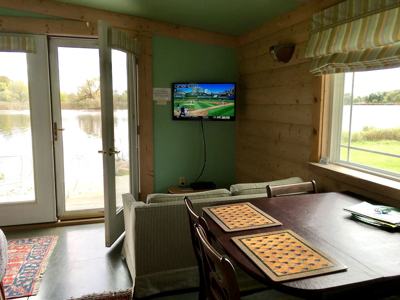 Romantic Riverfront Cottage with a Pier near Milwaukee, Wisconsin