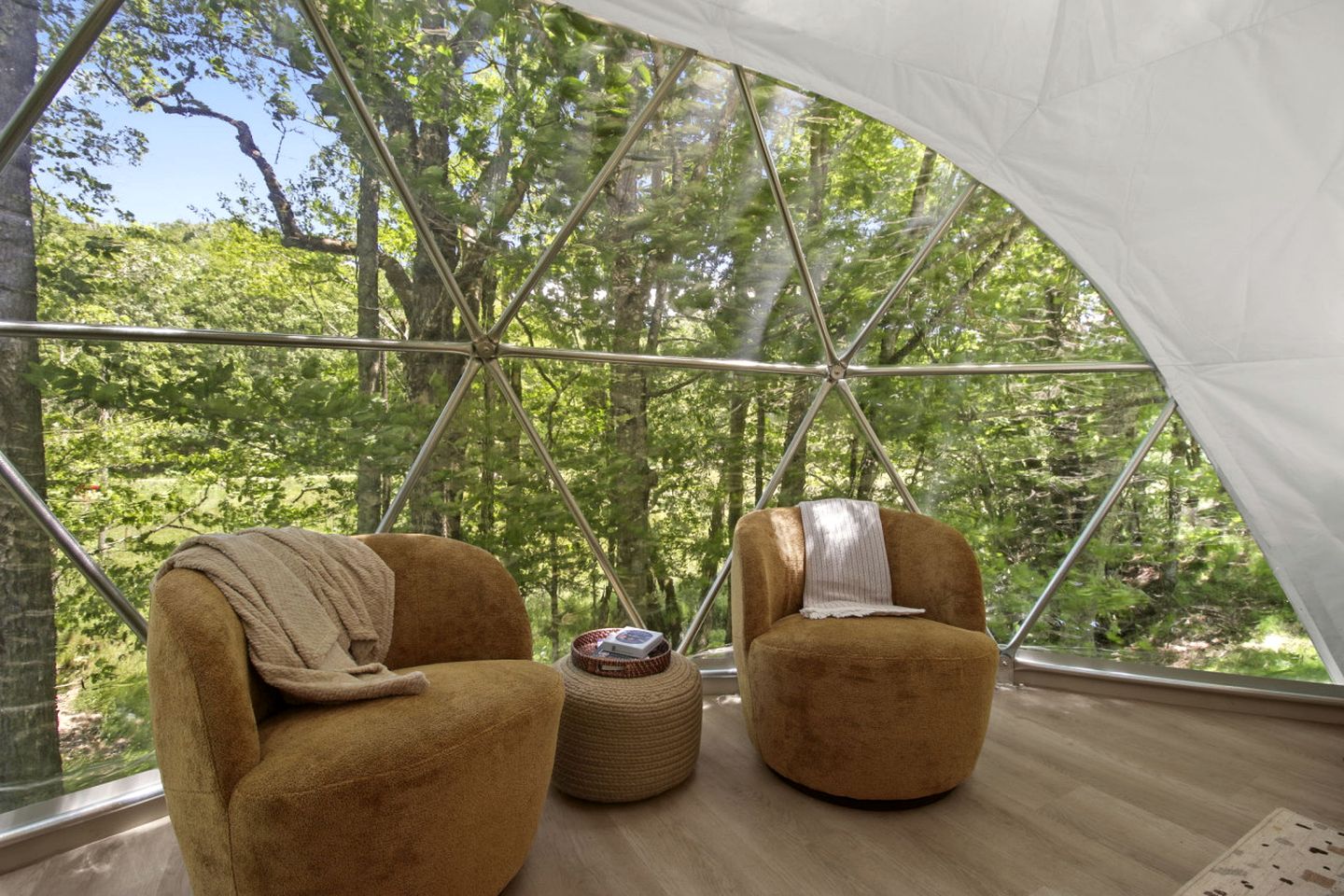 Outstanding Chic Dome with Private Deck in North Carolina