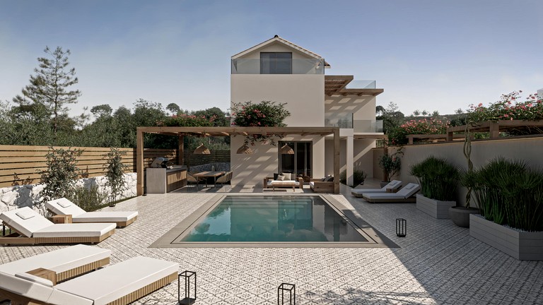 Elegant Villa with Infinity Pool and Panoramic Sea Views near Agios Sostis, Zakynthos