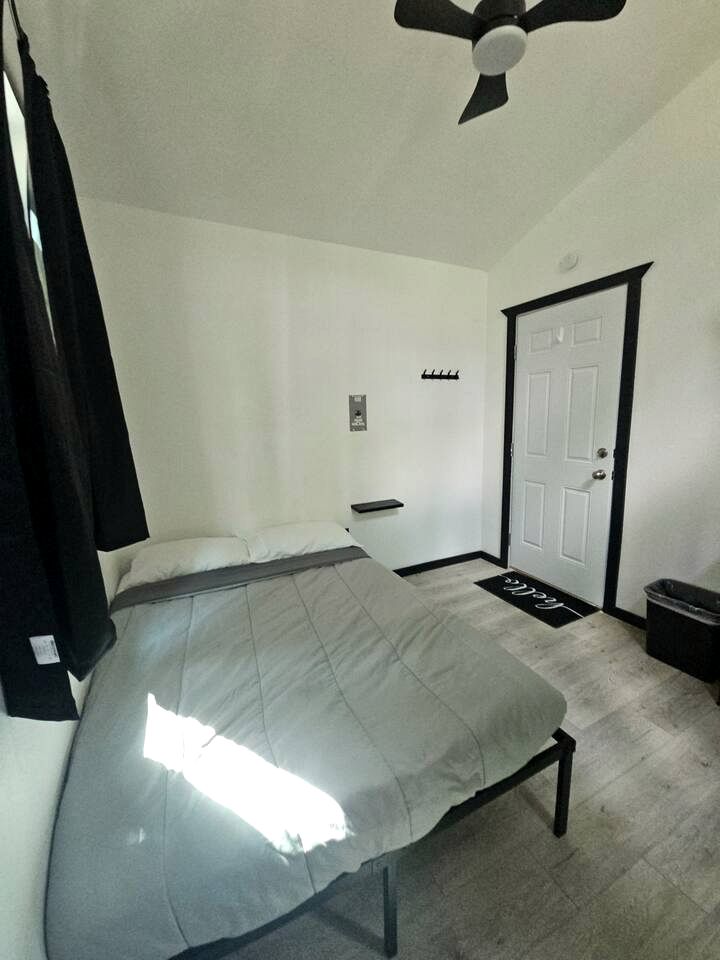 Cozy Tiny Cabin Getaway with Kids Play Area, Firepit and Picnic Tables in Houston, Alaska