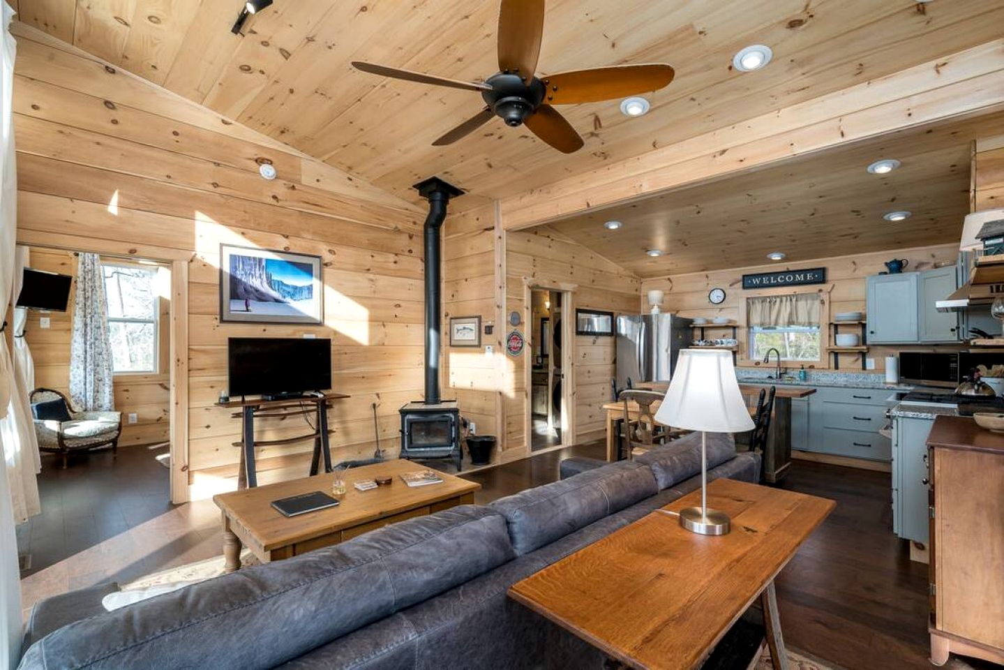 Fantastic Glamping Tiny Home Rental on The Toccoa River in Blue Ridge, Georgia